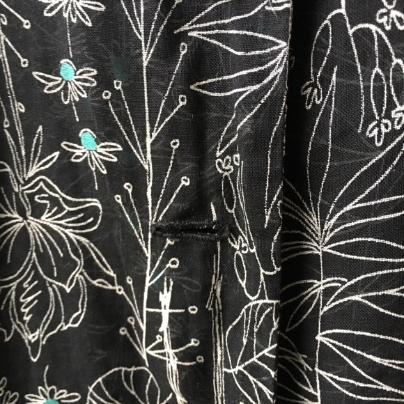 Vintage Sheer Embroidered Dress with Belt. Size 8/10 - Picture 7 of 8